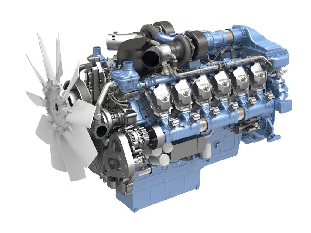 Motor Weichai 12m33ng (1) Motor Weichai 12m33ng - Imagen 1