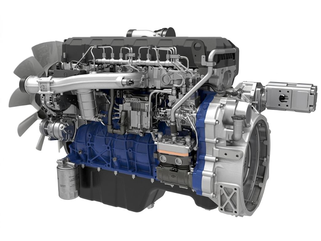 Motor Weichai Wp14t para maquinaria minera Motor Weichai Wp14t para camion minero - Imagen 1